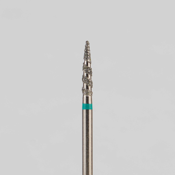 Алмазный бор турбинный стоматологический 876.314.245T.080.016 «Торнадо» зеленая насечка d=1,6 мм (5 шт) 0