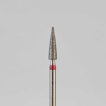 Алмазный бор турбинный стоматологический 856.314.245.080.021 «Пуля» красная насечка d=2,1 мм (5 шт) 0