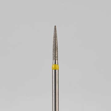 Алмазный бор турбинный стоматологический 836.314.245.080.012 «Пуля» желтая насечка d=1,2 мм (5 шт) 0