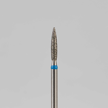 Алмазный бор турбинный стоматологический 866.314.243.080.016 «Пламя» синяя насечка d=1,6 мм (5 шт) 0