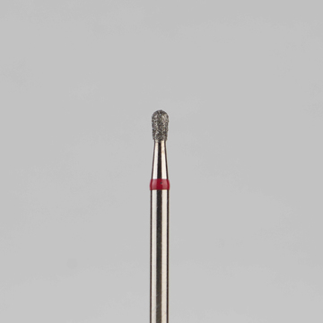 Алмазный бор турбинный стоматологический 856.314.237.026.012 «Груша» красная насечка d=1,2 мм (5 шт) 0