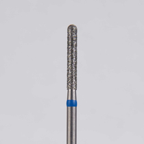 Алмазный бор турбинный стоматологический 866.314.137.100.016 «Цилиндр с острием» синяя насечка d=1,6 мм (5 шт)