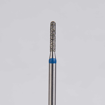 Алмазный бор турбинный стоматологический 866.314.137.060.012 «Цилиндр с острием» синяя насечка d=1,2 мм (5 шт) 0