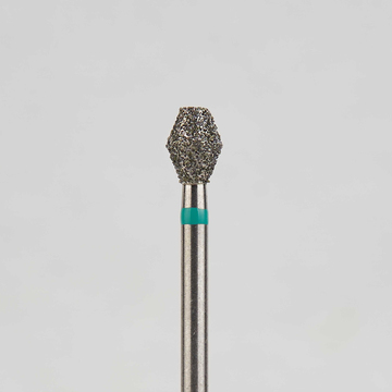 Алмазный бор турбинный стоматологический 876.314.037.040.033 «Бочка» зеленая насечка d=3,3 мм (5 шт) 0