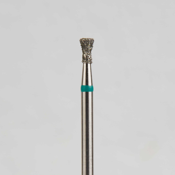Алмазный бор турбинный стоматологический 876.315.019.030.018 «Обратный конус с шейкой» зеленая насечка d=1,8 мм (5 шт) 0
