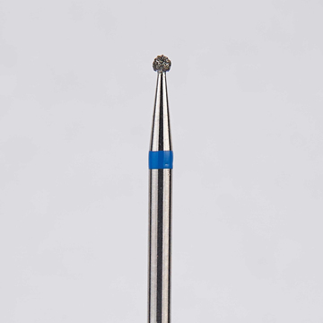 Алмазный бор турбинный стоматологический 866.316.001.009.012 «Шар» синяя насечка d=1,2 мм (5 шт) 0