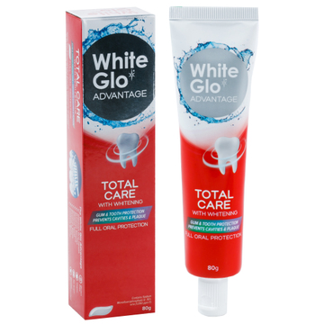 Зубная паста White Glo отбеливающая, тотальная защита (80 г) 0