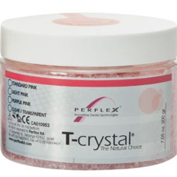 Perflex T-Crystal - термопластичный материал стандартный розовый (200 г) 0