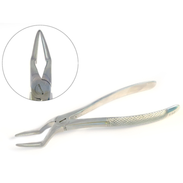 Щипцы для удаления зубов №51C для удаления корней зубов верхней челюсти (Пакистан) 0