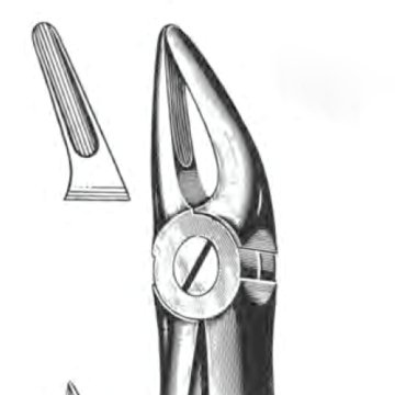 Щипцы для удаления зубов №30 для удаления корней нижней челюсти (Пакистан) 2
