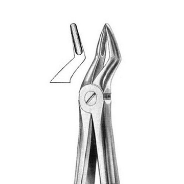 Щипцы для удаления зубов №51S детские для удаления корней зубов верхней челюсти (Пакистан) 2
