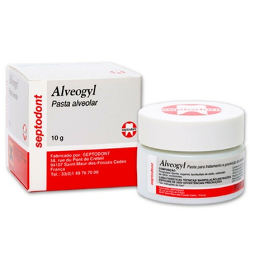 Alveogyl (Альвожил) - антисептический компресс, гемостатическая хирург. повязка (10 г) (нет в наличии) 0