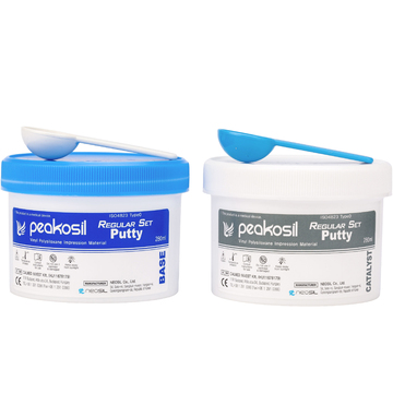 Peakosil Putty Regular Set - А-Силикон база+катализатор, Корея (280 мл + 280 мл) 0