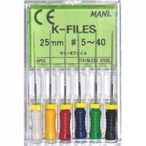 K-Files "Mani" 25 мм (6 шт)