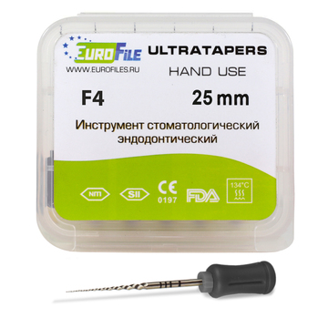 Ultratapers Hand Use ручные файлы "Eurofile" (6шт) 0
