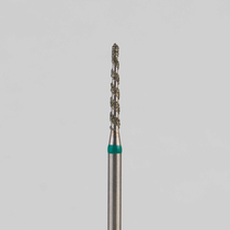 Алмазный бор турбинный стоматологический 876.314.294T.100.012 «Торнадо» зеленая насечка d=1,2 мм (5 шт)