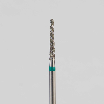 Алмазный бор турбинный стоматологический 876.314.194T.100.014 «Торнадо» зеленая насечка d=1,4 мм (5 шт) 0
