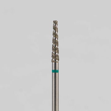 Алмазный бор турбинный стоматологический 876.314.168T.100.018 «Торнадо» зеленая насечка d=1,8 мм (5 шт) 0