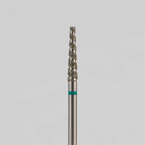 Алмазный бор турбинный стоматологический 876.314.168T.100.018 «Торнадо» зеленая насечка d=1,8 мм (5 шт)