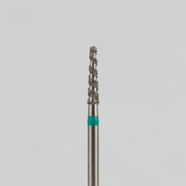 Алмазный бор турбинный стоматологический 876.314.168T.080.016 «Торнадо» зеленая насечка d=1,6 мм (5 шт)