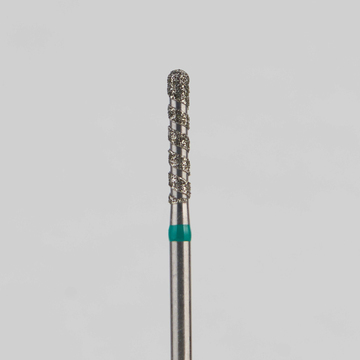 Алмазный бор турбинный стоматологический 876.314.137T.100.016 «Торнадо» зеленая насечка d=1,6 мм (5 шт) 0