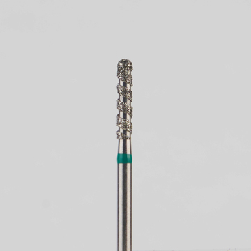 Алмазный бор турбинный стоматологический 876.314.137T.080.016 «Торнадо» зеленая насечка d=1,6 мм (5 шт) 0