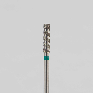 Алмазный бор турбинный стоматологический 876.314.107T.080.018 «Торнадо» зеленая насечка d=1,8 мм (5 шт) 0