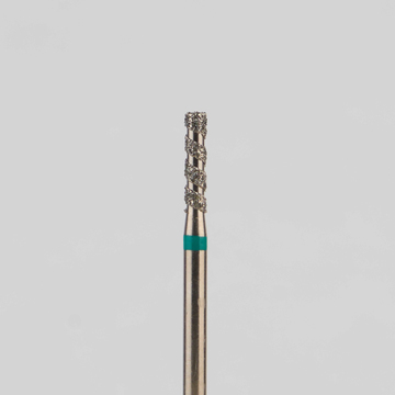 Алмазный бор турбинный стоматологический 876.314.107T.060.014 «Торнадо» зеленая насечка d=1,4 мм (5 шт) 0