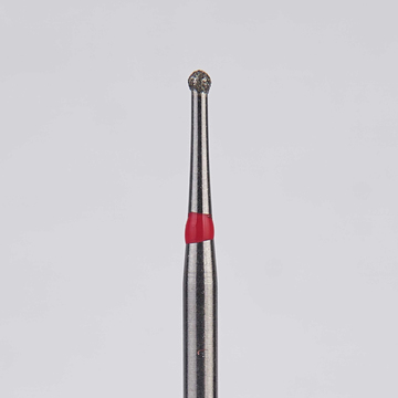 Алмазный бор турбинный стоматологический 856.314.697.007.010 «Шар» красная насечка d=1 мм (5 шт) 0