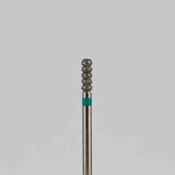 Алмазный бор турбинный стоматологический 876.315.554.050.018 «Гусеница» зеленая насечка d=1,8 мм (5 шт) 0