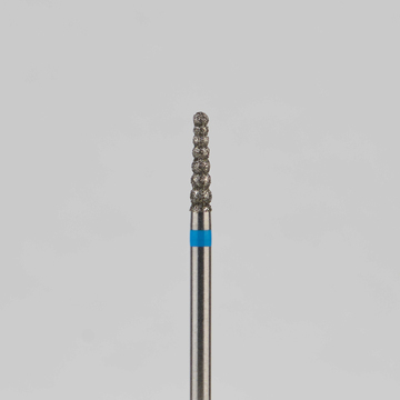 Алмазный бор турбинный стоматологический 866.315.554.050.018 «Гусеница» синяя насечка d=1,8 мм (5 шт) 0