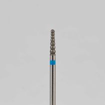 Алмазный бор турбинный стоматологический 866.315.554.050.018 «Гусеница» синяя насечка d=1,8 мм (5 шт)