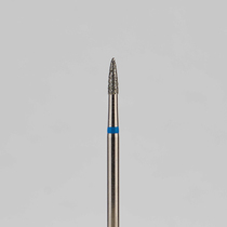 Алмазный бор турбинный стоматологический 866.315.539.040.014 «Пуля» синяя насечка d=1,4 мм (5 шт)