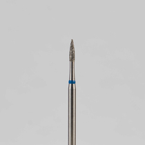 Алмазный бор турбинный стоматологический 866.315.539.040.012 «Пуля» синяя насечка d=1,2 мм (5 шт)