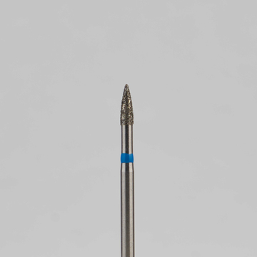 Алмазный бор турбинный стоматологический 866.314.539.040.016 «Пуля» синяя насечка d=1,6 мм (5 шт) 0