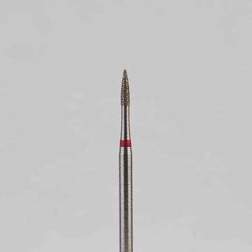 Алмазный бор турбинный стоматологический 856.315.539.040.010 «Пуля» красная насечка d=1 мм (5 шт) 0