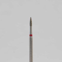 Алмазный бор турбинный стоматологический 856.315.539.040.010 «Пуля» красная насечка d=1 мм (5 шт)