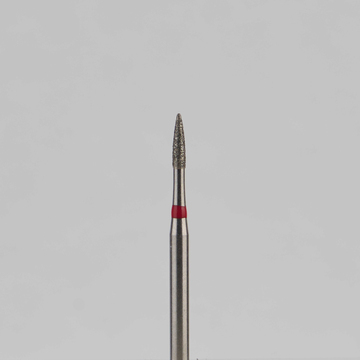 Алмазный бор турбинный стоматологический 856.314.539.040.012 «Пуля» красная насечка d=1,2 мм (5 шт) 0