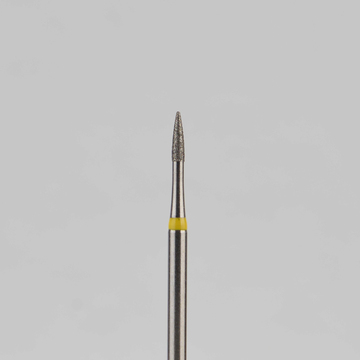 Алмазный бор турбинный стоматологический 836.314.539.040.010 «Пуля» желтая насечка d=1 мм (5 шт) 0