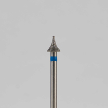 Алмазный бор турбинный стоматологический 866.314.465.035.033 «Межзубной бор» синяя насечка d=3,3 мм (5 шт)