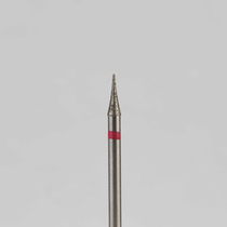 Алмазный бор турбинный стоматологический 856.314.465.050.016 «Межзубной бор» красная насечка d=1,6 мм (5 шт)