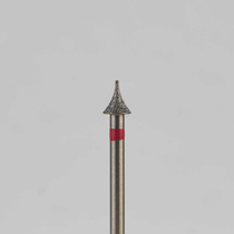 Алмазный бор турбинный стоматологический 856.314.465.035.031 «Межзубной бор» красная насечка d=3,1 мм (5 шт)