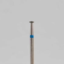 Алмазный бор турбинный стоматологический 866.315.304.007.023 «Линза» синяя насечка d=2,3 мм (5 шт)