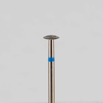 Алмазный бор турбинный стоматологический 866.314.304.011.040 «Линза» синяя насечка d=4 мм (1 шт)
