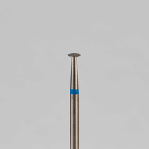 Алмазный бор турбинный стоматологический 866.314.304.007.023 «Линза» синяя насечка d=2,3 мм (5 шт)