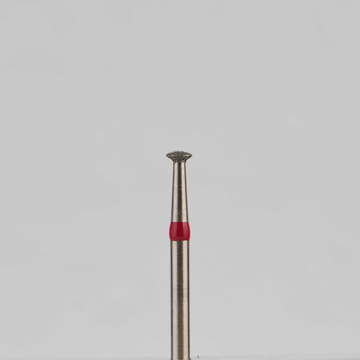 Алмазный бор турбинный стоматологический 856.315.304.007.021 «Линза» красная насечка d=2,1 мм (5 шт) 0