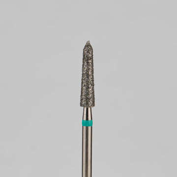Алмазный бор турбинный стоматологический 876.314.294.100.023 «Торпеда» зеленая насечка d=2,3 мм (5 шт) 0