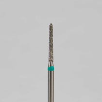 Алмазный бор турбинный стоматологический 876.314.294.100.012 «Торпеда» зеленая насечка d=1,2 мм (5 шт)