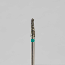Алмазный бор турбинный стоматологический 876.314.294.080.018 «Торпеда» зеленая насечка d=1,8 мм (5 шт)