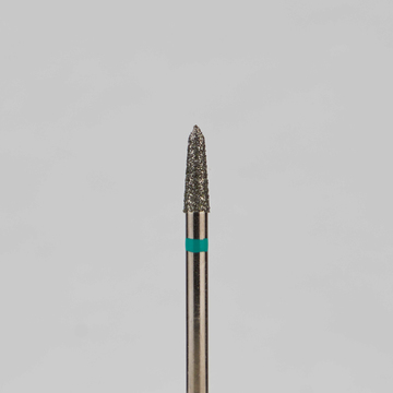 Алмазный бор турбинный стоматологический 876.314.294.060.018 «Торпеда» зеленая насечка d=1,8 мм (5 шт) 0
